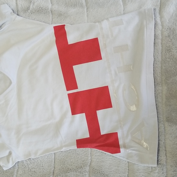 ACHT EXTE Grey logo t-shirt Size M Short Sleeves - Picture 3 of 5